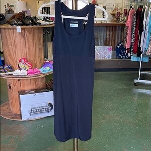 Columbia Black Midi Dress